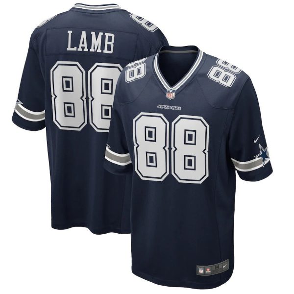 CeeDee Lamb Cowboys Game Team - All Stitched - Image 7