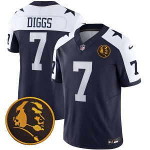 Trevon Diggs Dallas Cowboys John Madden Patch Jersey - All Stitched