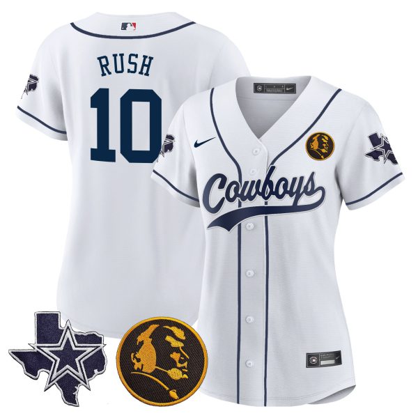 Women's Cowboys Texas & John Madden Patch Baseball Jersey - All Stitched - Image 6