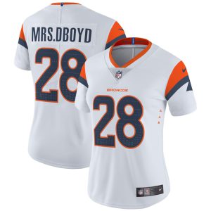 MRS.DBOYD #28 Denver Broncos Jersey - All Stitched