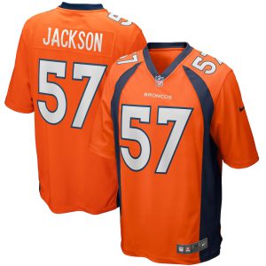 Tom Jackson #57 Denver Broncos Orange Jersey - All Stitched