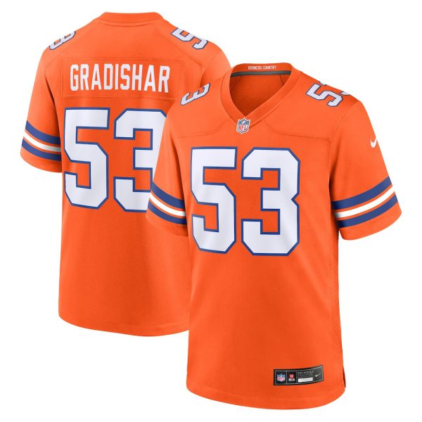 Randy Gradishar Denver Broncos Orange Jersey - All Stitched