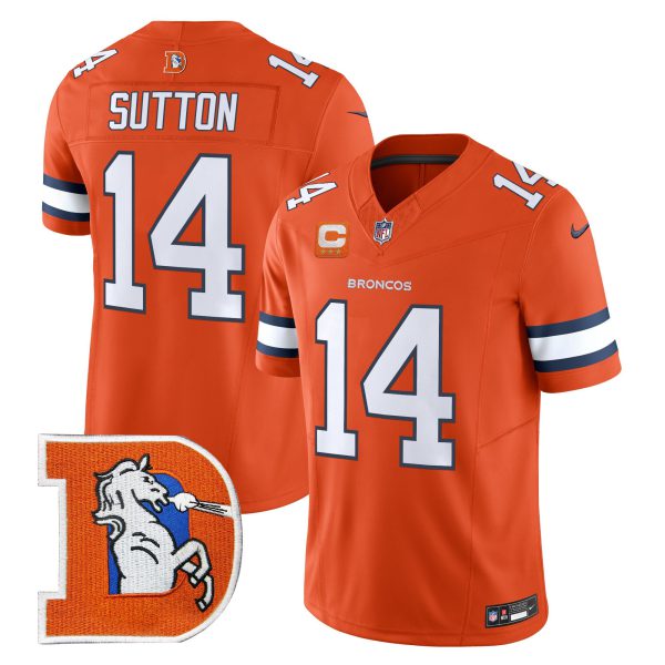Men's Denver Broncos Throwback Vapor Limited Jersey V2 - All Stitched - Image 17