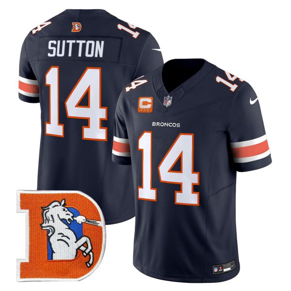 Men's Denver Broncos Throwback Vapor Limited Jersey V2 - All Stitched - Image 24