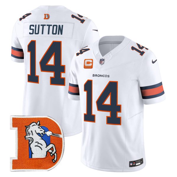 Men's Denver Broncos Throwback Vapor Limited Jersey V2 - All Stitched - Image 31