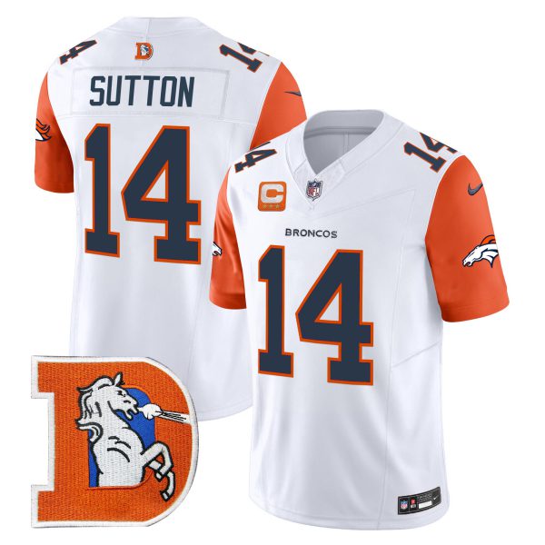 Men's Denver Broncos Throwback Vapor Limited Jersey V2 - All Stitched - Image 38
