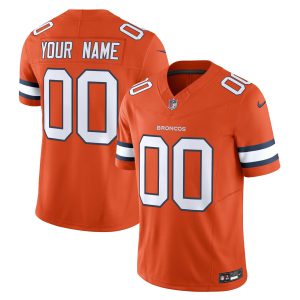 Denver Broncos Throwback Vapor Limited Custom Jersey - All Stitched