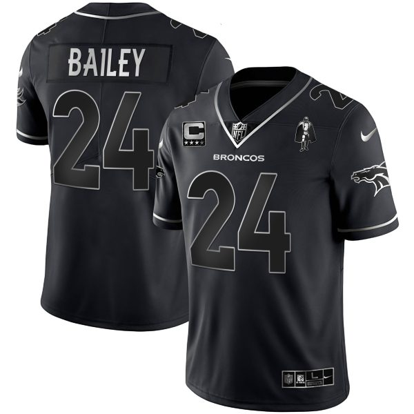 Women's Denver Broncos White Gold and Black Gold Jersey - All Stitched - Image 13
