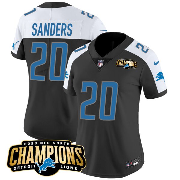 Women's Detroit Lions 2023 NFC North Champions Patch Vapor Jersey - All Stitched - Image 5