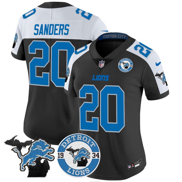 Women's Detroit Lions 2024 Vapor Limited Jersey - Est. 1934 Patch - All Stitched - Image 5