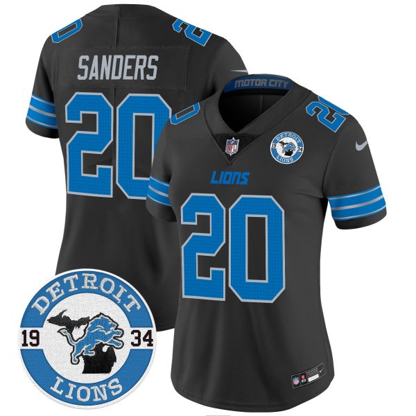 Women's Detroit Lions 2024 Vapor Limited Jersey - Est. 1934 Patch - All Stitched - Image 13