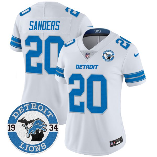 Women's Detroit Lions 2024 Vapor Limited Jersey - Est. 1934 Patch - All Stitched - Image 21