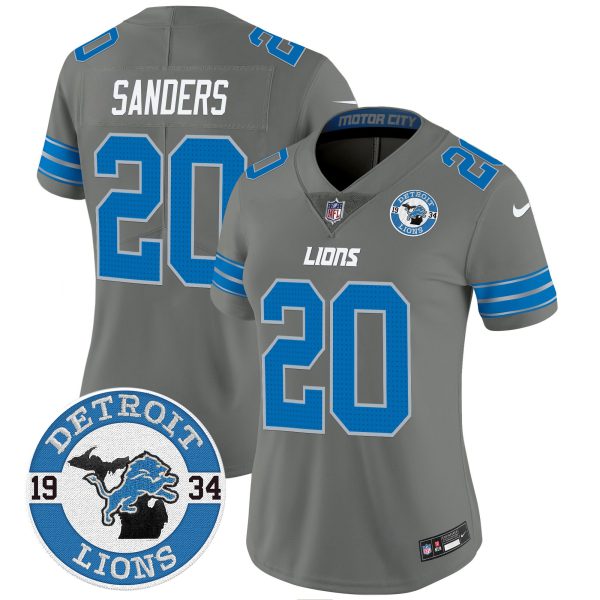 Women's Detroit Lions 2024 Vapor Limited Jersey - Est. 1934 Patch - All Stitched - Image 37