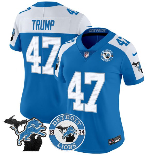 Women's Detroit Lions 2024 Vapor Limited Jersey - Est. 1934 Patch - All Stitched - Image 48