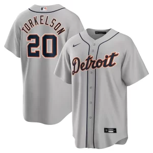 Spencer Torkelson Detroit Lions Gray Jersey - All Stitched