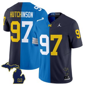 Aidan Hutchinson Detroit Lions Split Vapor Limited Jersey - All Stitched