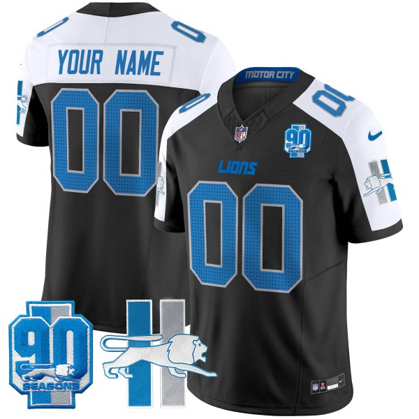 Detroit Lion 1946 Throwback Vapor Limited Custom Jersey - All Stitched - Image 5