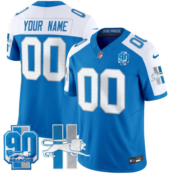 Detroit Lion 1946 Throwback Vapor Limited Custom Jersey - All Stitched - Image 6