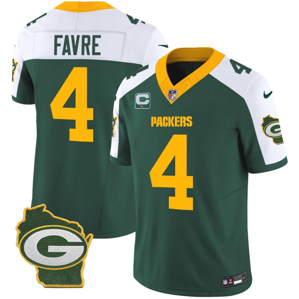 Men's Packers Home Patch Vapor Jersey V3 - All Stitched - Image 11
