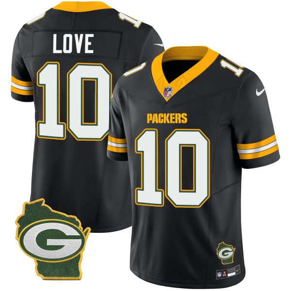 Men's Packers Home Patch Vapor Jersey V3 - All Stitched - Image 13