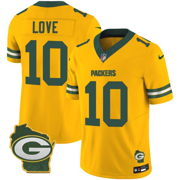 Men's Packers Home Patch Vapor Jersey V3 - All Stitched - Image 19