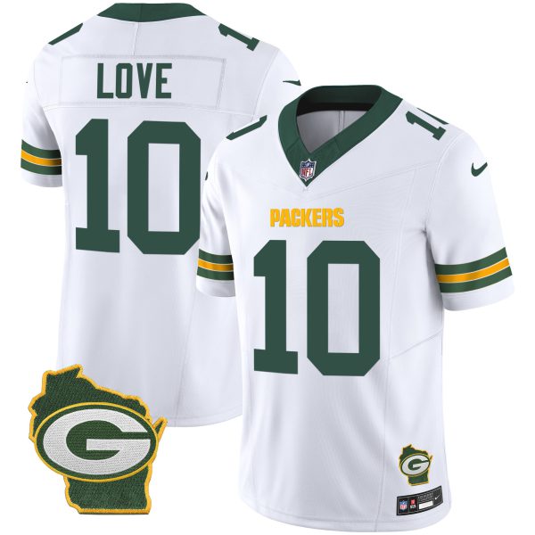 Men's Packers Home Patch Vapor Jersey V3 - All Stitched - Image 31