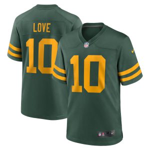 Jordan Love #10 Green Bay Packers Green Jersey - All Stitched