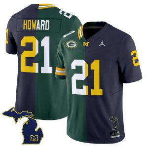 Desmond Howard Green Bay Packers Split Vapor Limited Jersey - All Stitched