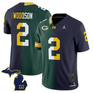 Charles Woodson Green Bay Packers Split Vapor Limited Jersey - All Stitched