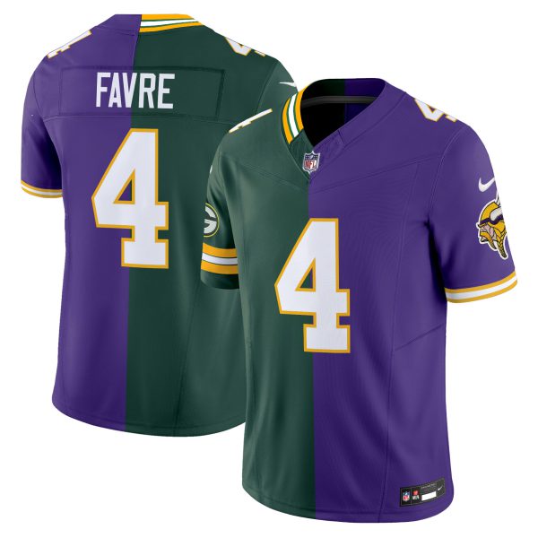 Brett Favre Split Vapor Limited Jersey - All Stitched