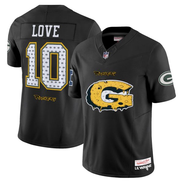 Green Bay Packers 'Cheesehead' x 'Tha Carter VI' Style Vapor Limited Jersey - All Stitched - Image 2