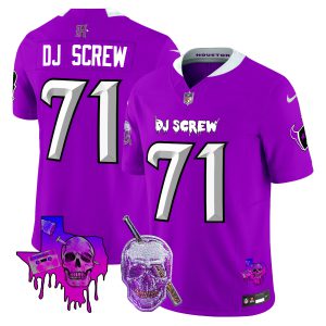 Men's Houston Texans DJ Screw Vapor Limited Jersey - All Stitched