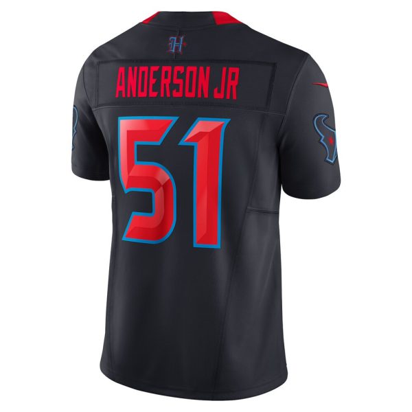 Will Anderson Jr. Houston Texans Navy Limited Jersey - All Stitched - Image 3