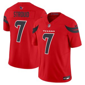 CJ Stroud Houston Texans Red Jersey - All Stitched