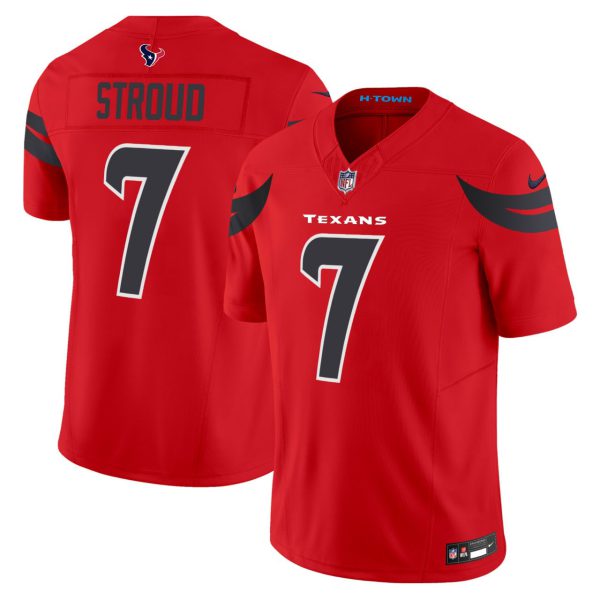 CJ Stroud Houston Texans Red Jersey - All Stitched