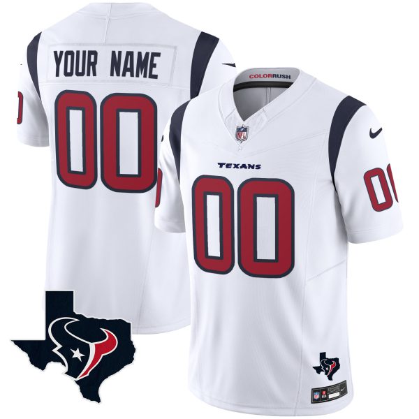 Houston Texans Color Rush Legend Vapor Custom Jersey V2 - All Stitched - Image 3