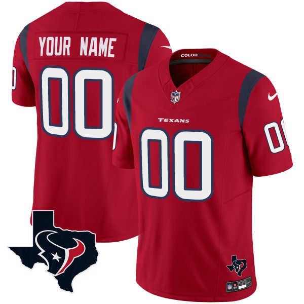 Houston Texans Color Rush Legend Vapor Custom Jersey V2 - All Stitched - Image 4