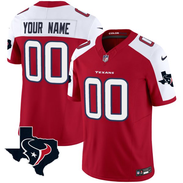 Houston Texans Color Rush Legend Vapor Custom Jersey V2 - All Stitched - Image 5