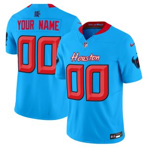 Houston Texans 2024 Vapor Limited Custom Jersey V4 - All Stitched
