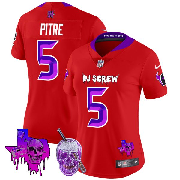 Women's Houston Texans DJ Screw Vapor Limited Jersey - All Stitched - Image 36
