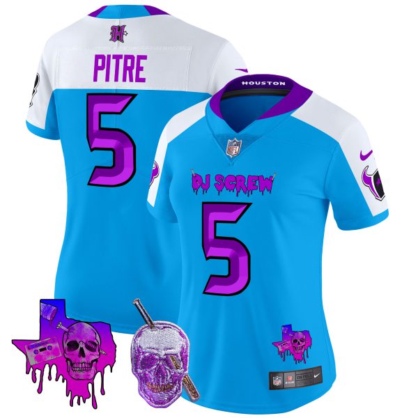 Women's Houston Texans DJ Screw Vapor Limited Jersey - All Stitched - Image 45