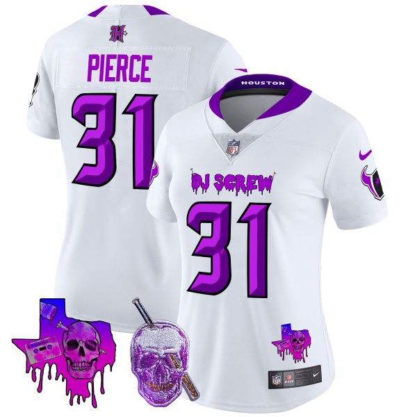Women's Houston Texans DJ Screw Vapor Limited Jersey - All Stitched - Image 52
