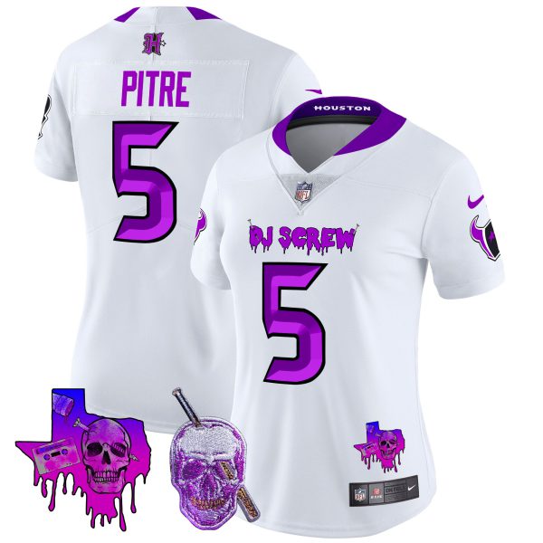 Women's Houston Texans DJ Screw Vapor Limited Jersey - All Stitched - Image 54