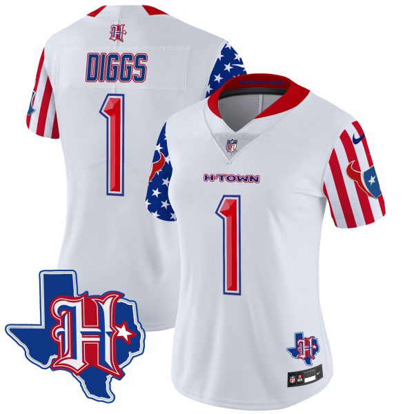 Women's Houston Texans American Style Vapor Limited Jersey - All Stitched - Image 2