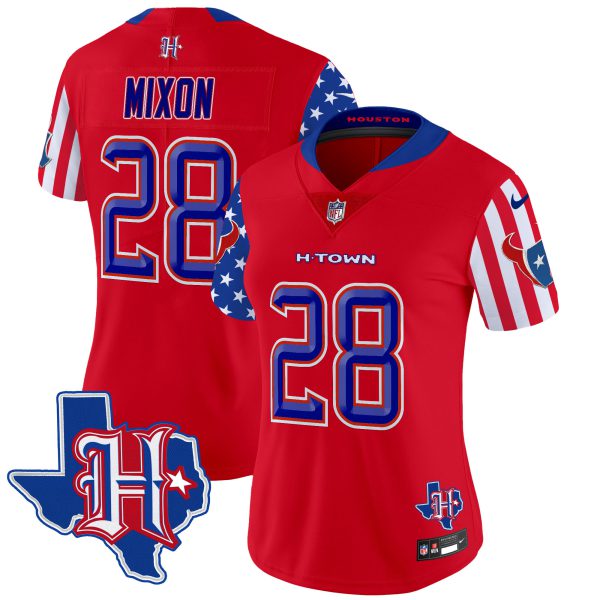 Women's Houston Texans American Style Vapor Limited Jersey - All Stitched - Image 12