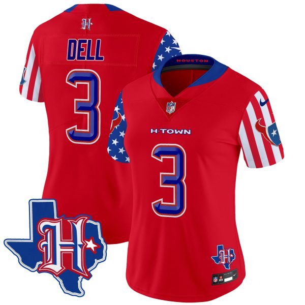 Women's Houston Texans American Style Vapor Limited Jersey - All Stitched - Image 13