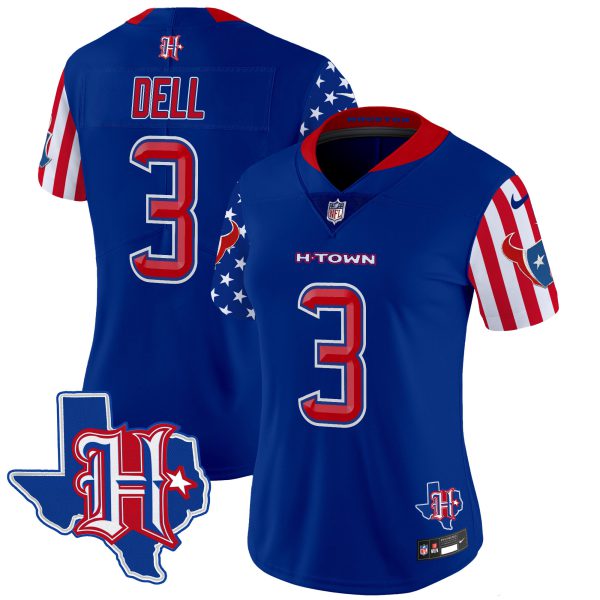 Women's Houston Texans American Style Vapor Limited Jersey - All Stitched - Image 22