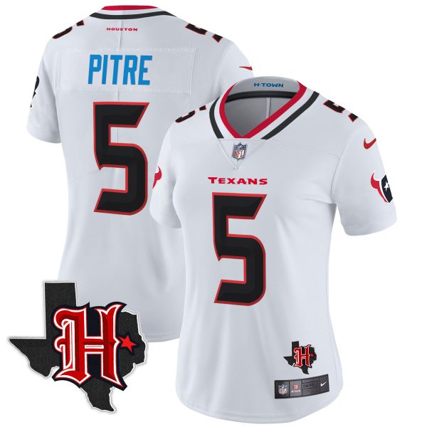 Women's Houston Texans 2024 Texas Patch Vapor Limited Jersey V5 - All Stitched - Image 7