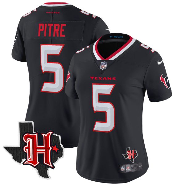 Women's Houston Texans 2024 Texas Patch Vapor Limited Jersey V5 - All Stitched - Image 15