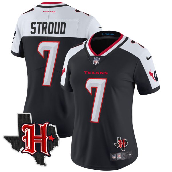 Women's Houston Texans 2024 Texas Patch Vapor Limited Jersey V5 - All Stitched - Image 17